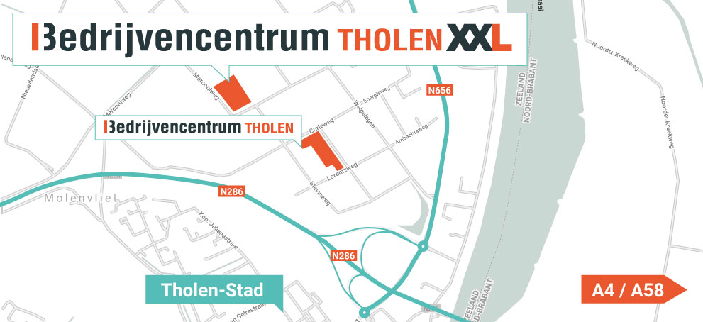 Bedrijvencentrum Tholen XXL Locatie